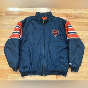 Vintage Chicago Bears Logo 7 Jacket Coat Men's Size XL